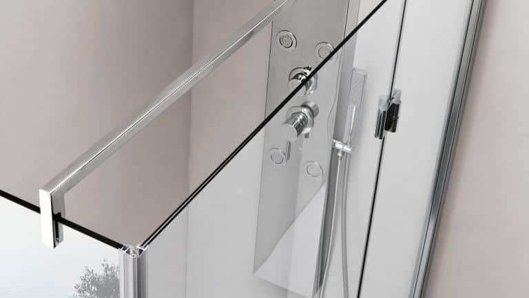 clean glass blockhalf
